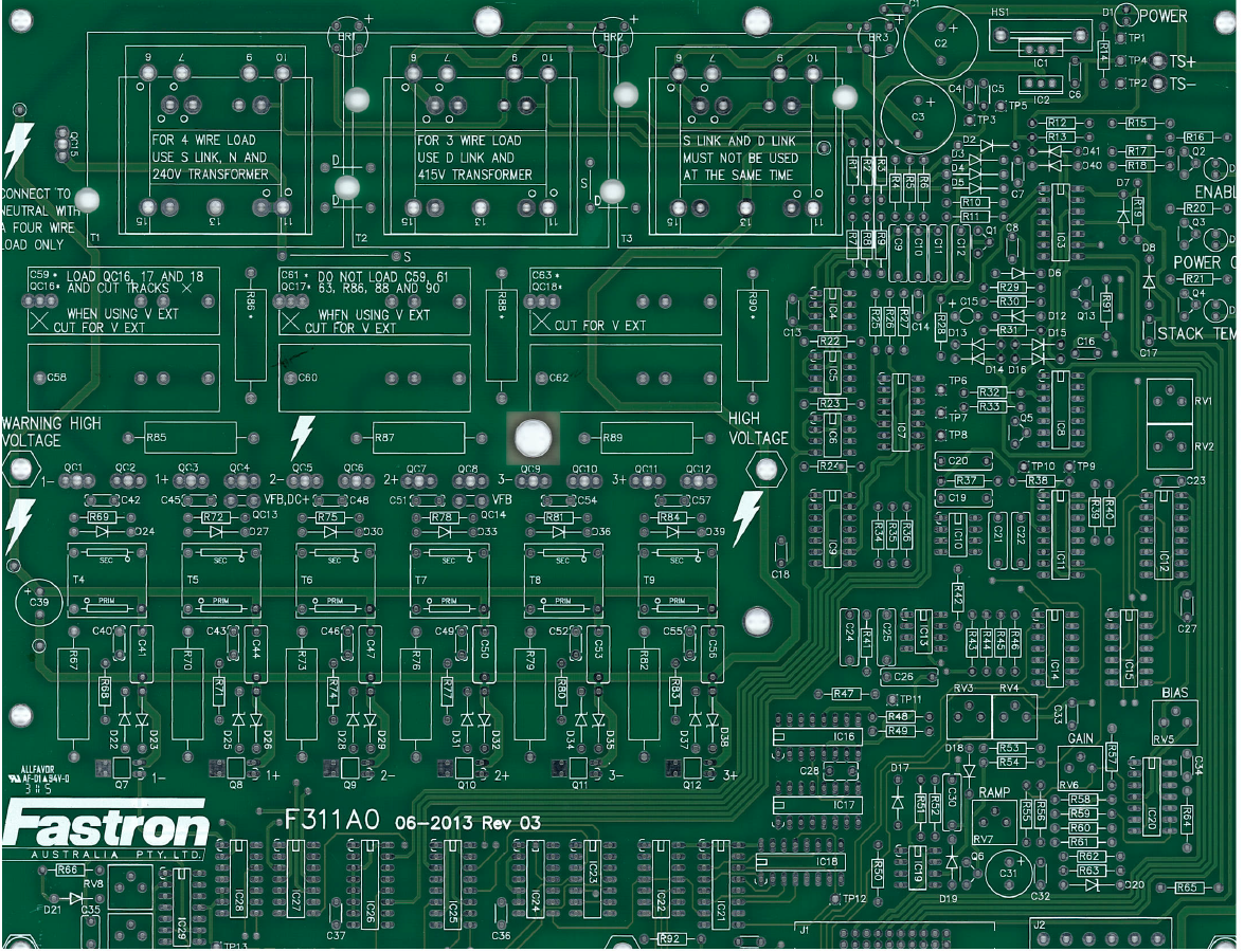 How to Modify F330 Controller for Secondary Gate/ Low Voltage Firing