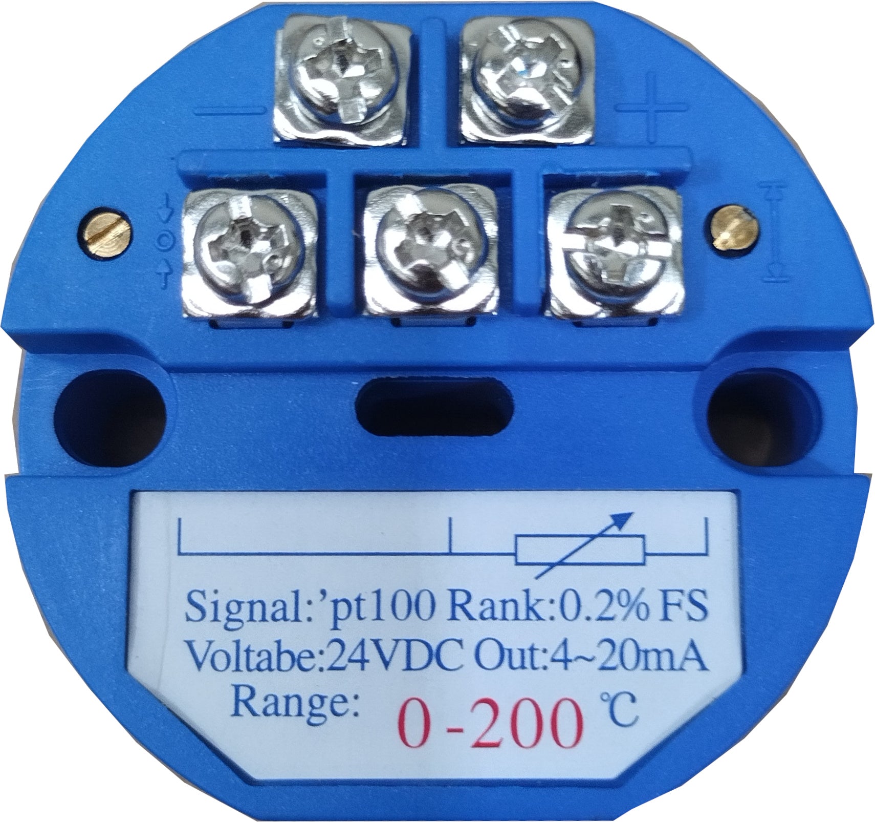 Wiring of Head Mounted Transmitters for Thermocouples and RTD's