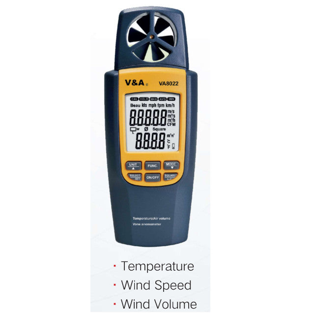 Vane/Wind Speed Meters (Anemometer)