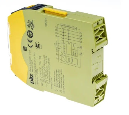 750134, E-STOP Safety Relay 48-240VAC/DC, 3 x NO Safety Contacts, 1 x NC Auxiliary Contact, PNOZ s4 48-240VACDC 3 n/o 1 n/c