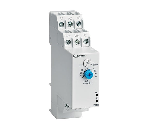 84870200, Liquid Level Control Relay, 240VAC or 24VAC/DC Aux Supply 8 Amp changeover/SPDT, 2 Level Control, Fixed Timing function, ENR 24-240VUC