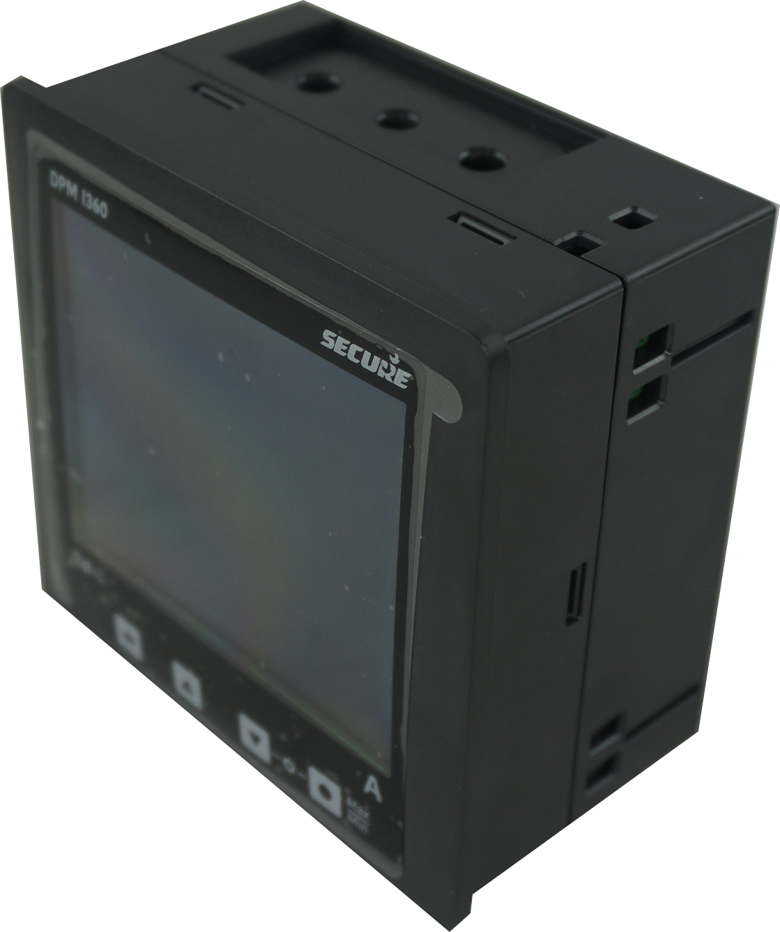 DPM96M360-2, 96mm x 96mm LCD AC Voltmeter, AC Ammeter, and Frequency Meter, 3 Phase 0-500VAC, 1/5A, 45-65 Hz Input, 0.5% Accuracy, 40 to 300VAC/DC Supply, IP54 (Optional IP65)