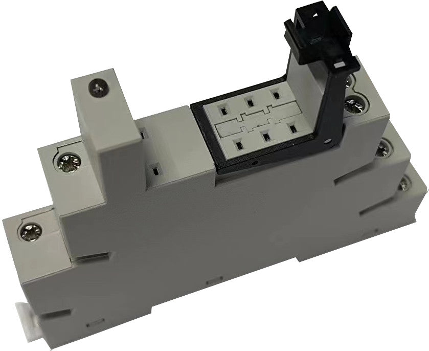 F41F-2Z-C2-1 12~24VAC/DC & F115F-2PS 8A 24VDC, Slimline Relay DPDT 2 x 8 Amp and Socket with Screw Terminals, for F115F Series for 24VDC Coil