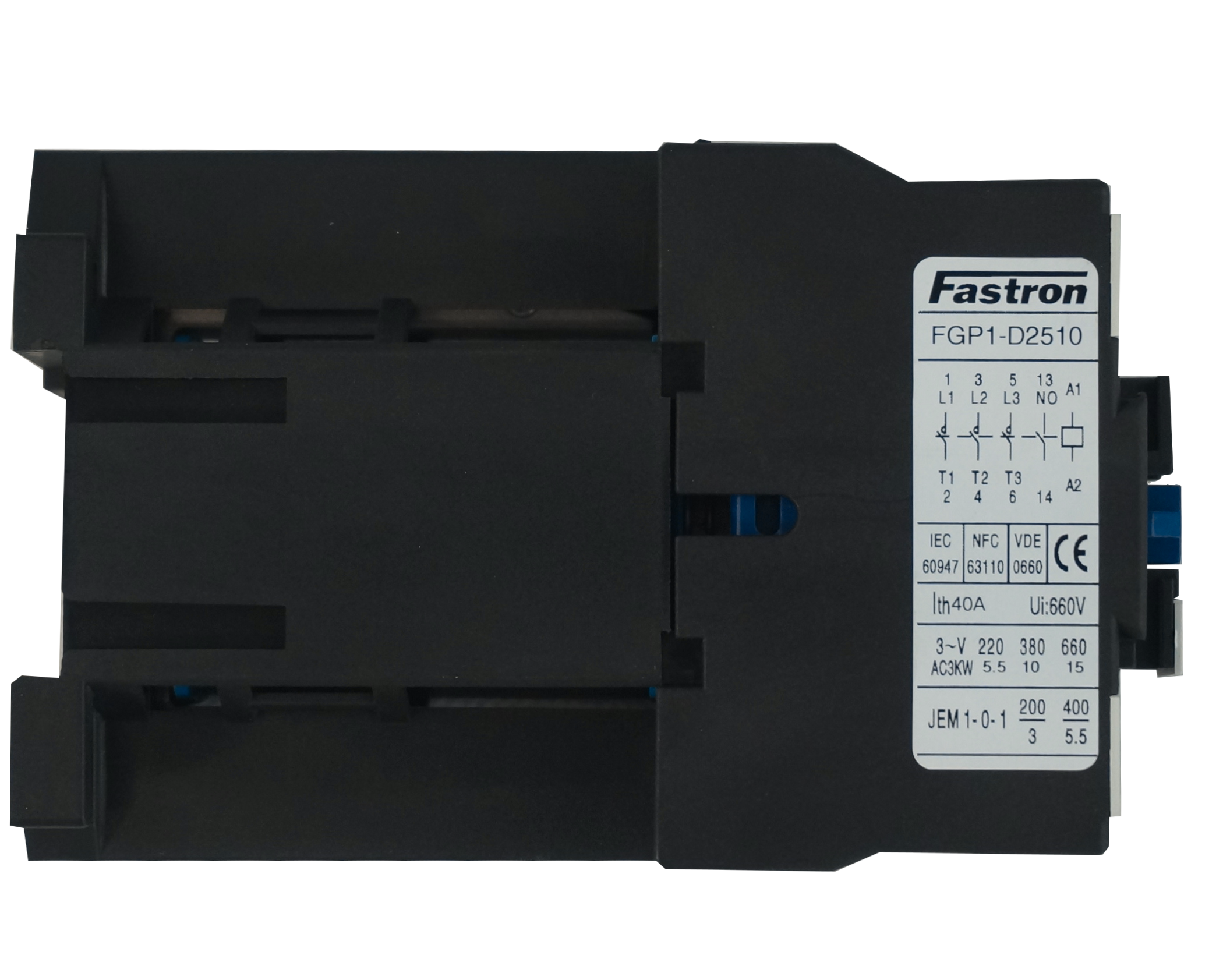 FGP1-D3210-24VDC, AC Contactor, 24VDC Control Voltage, 3 Pole + 1 x NO, Nominal Current = 32 Amps(AC-3) @ 240/400/500/690V