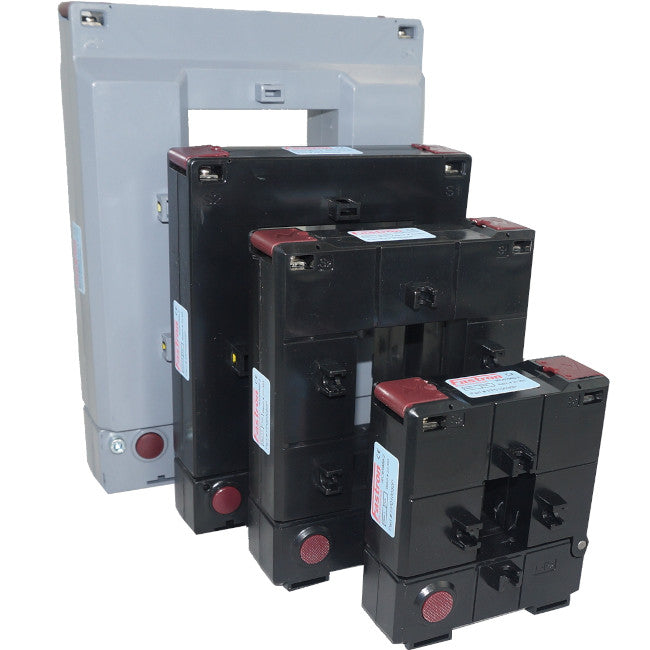 FP125125P, 1250/5 Amp Split Core CT, Class 0.5, 7.5VA, 80 x 120mm Aperture, Dimensions 145 x 37 x 200mm