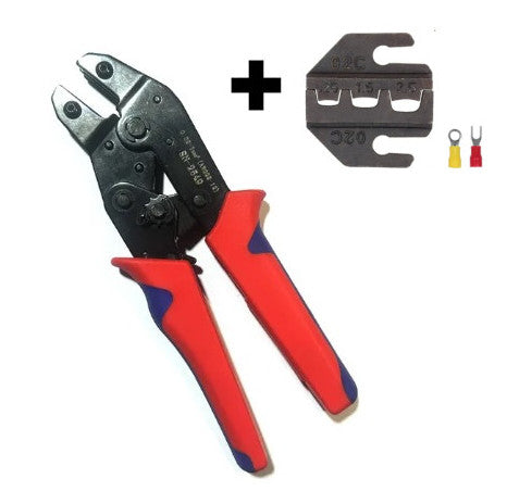SN-02C Crimp Tool, For 0.25 - 2.5mm Lug Sizes 23-13AWG