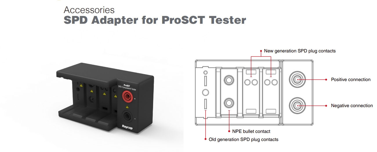 G29-00-159-ProSCT, Portable DC SPD Tester, 1500VDC, 0.1 - 1mA test current, Integrated battery with up to two years lifetime, TFT Touch screen. For DC Testing of MOV, GDT, TVS with LOG Mode, Auto Detect, Date of Event