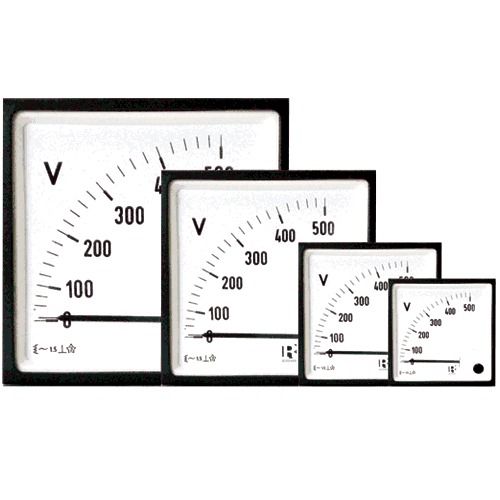 DS72/300VDC, Moving Coil Voltmeter 300VDC, 72 x 72mm