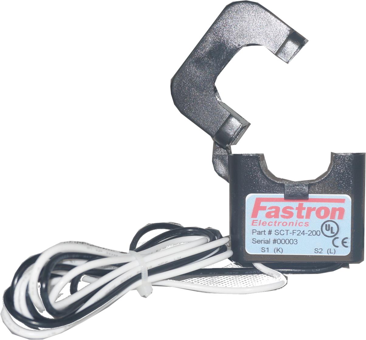 SCT-F24-200-0.2V, 200mV, 200Amp Measurement Class 1 Split Core CT's for Power Quality Analysers 1mV/Amp-Split Core AC Current Transformer-Fastron Electronics-Fastron Electronics Store