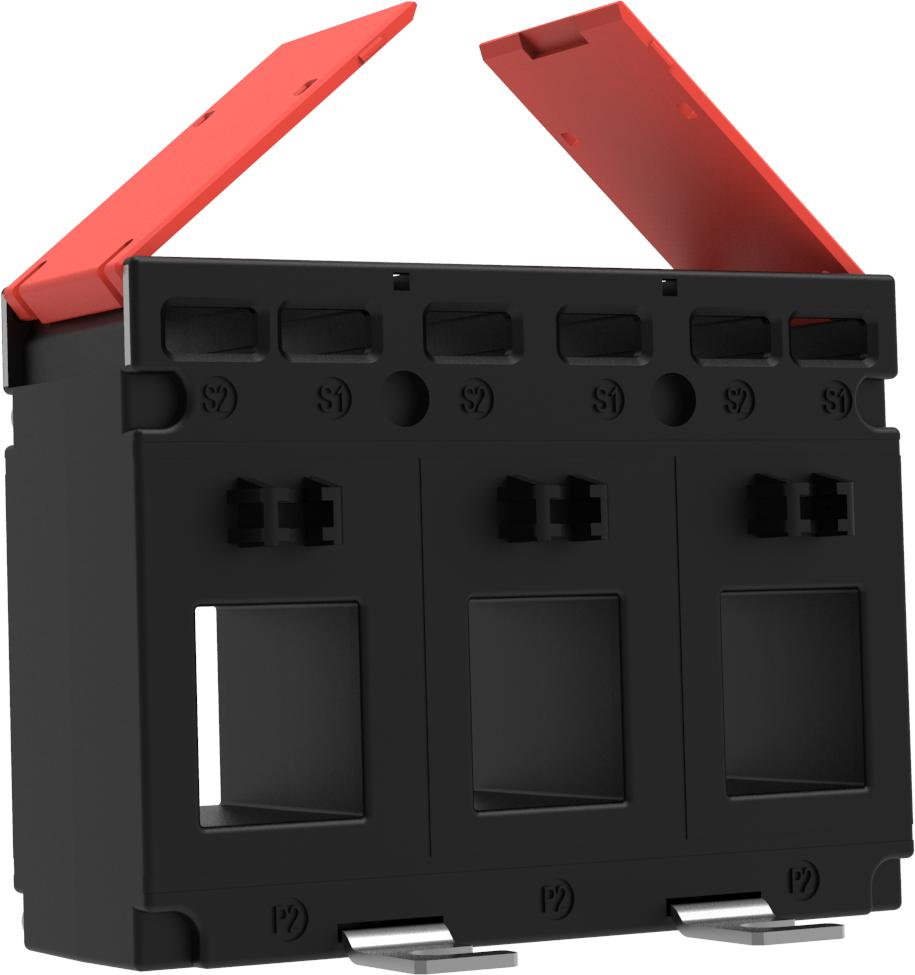 3PH105-21(40) 200, Class 0.5 1.5VA, Class 1 1.5VA, 200 Amp, 5 Amp Output, 3 Phase Current Transformer, Panel Mount, Busbar Mount