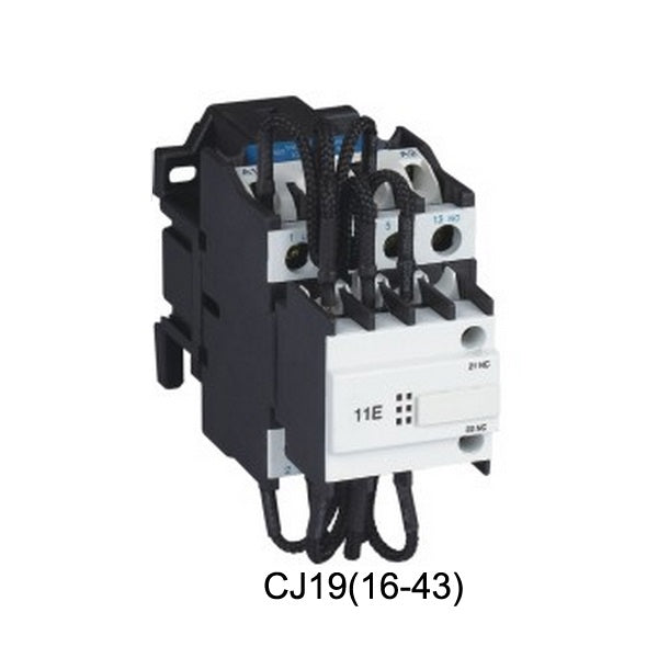CJ19-95A, Capacitor Duty Contactor 240/480/530VAC @ 27, 50, 50 kVar, 100,000 Operations, AC-6B