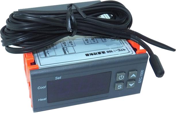 SCT-1000, Refridgeration/Chiller Controller, 48x24mm, 240VAC, 2 x Relay Outputs, NTC Sensor-48x24 Temperature/Humidity Controller-Fastron Electronics-Fastron Electronics Store