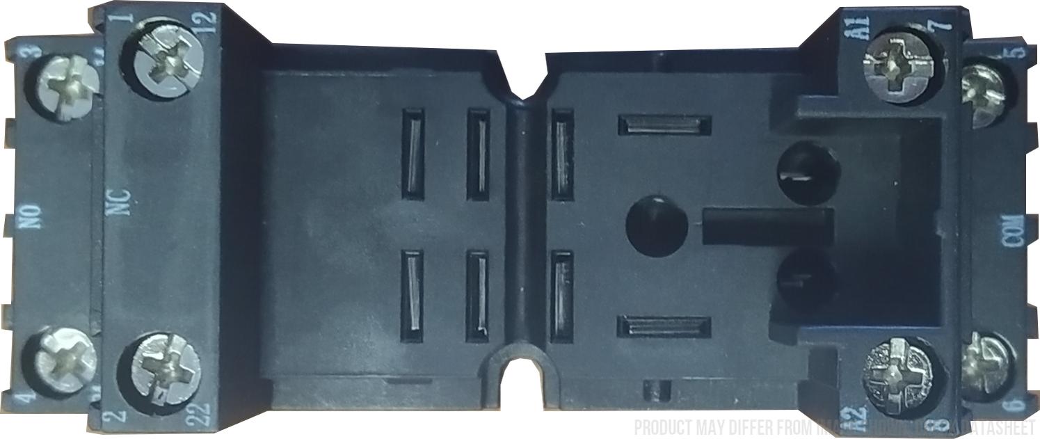 F13FT-2PL 12A 24VDC + F13F-2Z-C4, Relay DPDT 2 x 12 Amp, 250VAC/30VDC Load, 24VDC Coil