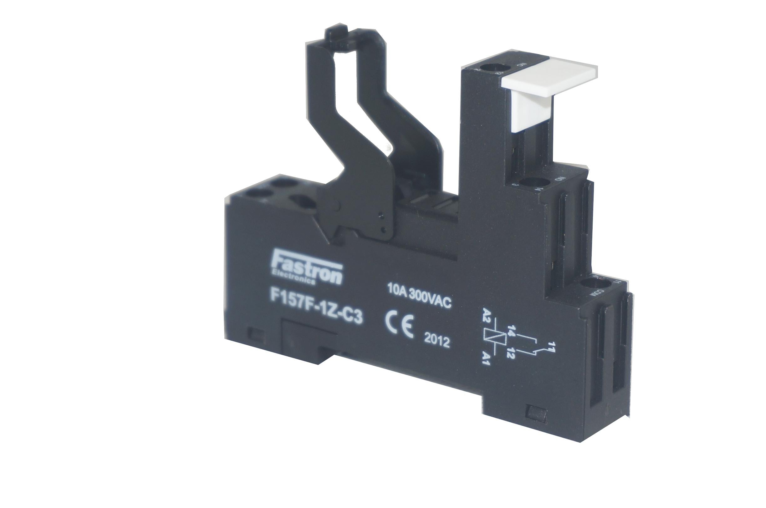 F157FT-1PL 12A 230VAC + F157F-1Z-C3, Relay, 1 x SPDT 12 Amp, 250VAC/30VDC Load, 230VAC Coil-Relay-Fastron Electronics-Fastron Electronics Store
