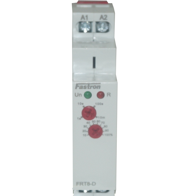 FRT8-D/W240, Delay Off Timer without Supply Voltage 12-240 V AC/DC, 0.1s - 10 Min, 1 x SPDT 16 Amp