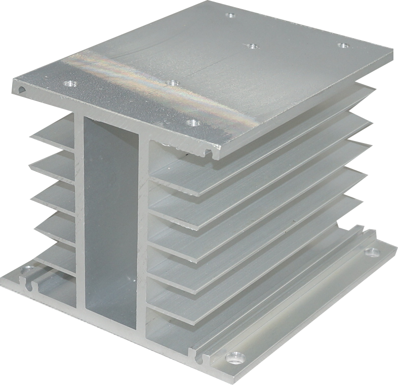 HS212, Heatsink 110mm, Milled, Drilled and Tapped for Single & 3 Phase SSR, 1°C/W