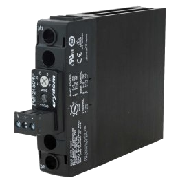 HS259DR + PMP2450WP, DIN Rail Mount, Proportional Controller, 170-280VAC 25 Amp @ 40 Deg C, Selection for Burst/Phase Angle, 4-20mA, 0-10V, 0-5V Input, Din Rail Mount, with Overvoltage Protection