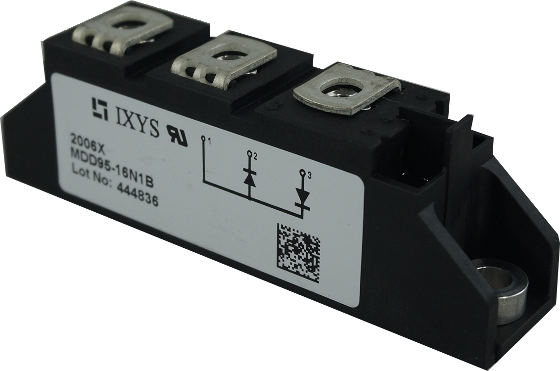 MCC95-16io1B, Dual Thyristor (SCR) Module, 95 Amp, 1600V