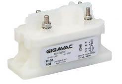 P105BDA, MiniTactor Contactor SPST-NO, 50 AMP, 1200VDC, 12VDC Coil, M3 Coil Screw Terminals, M4 Power Terminals
