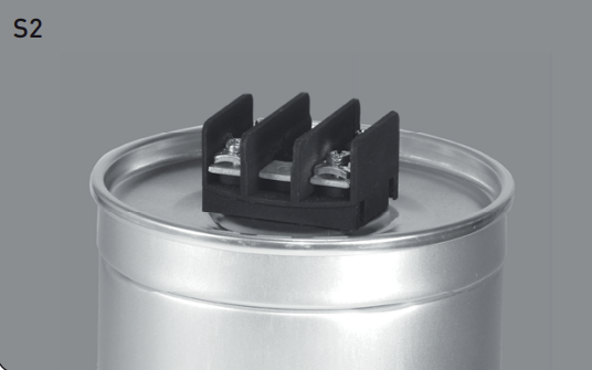 E62.N10-153S20, 15uF, Heavy Duty AC/DC Film Capacitor ø85 x 105mm, M5x12 terminals. S2 Design, 1350VAC/2250VDC