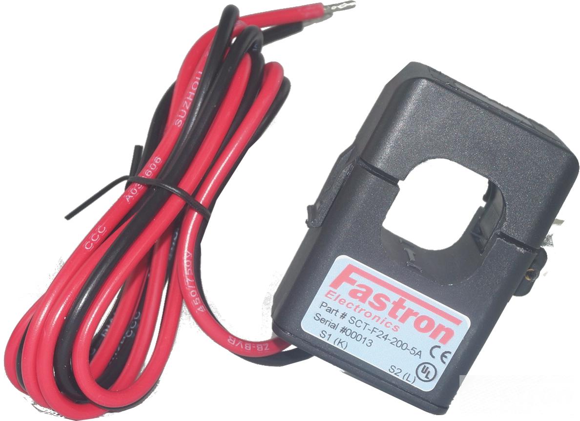 SCT-F24-250-5A, 5 Amp, 250Amp measurement Split Core CT's-Split Core AC Current Transformer-Fastron Electronics-Fastron Electronics Store