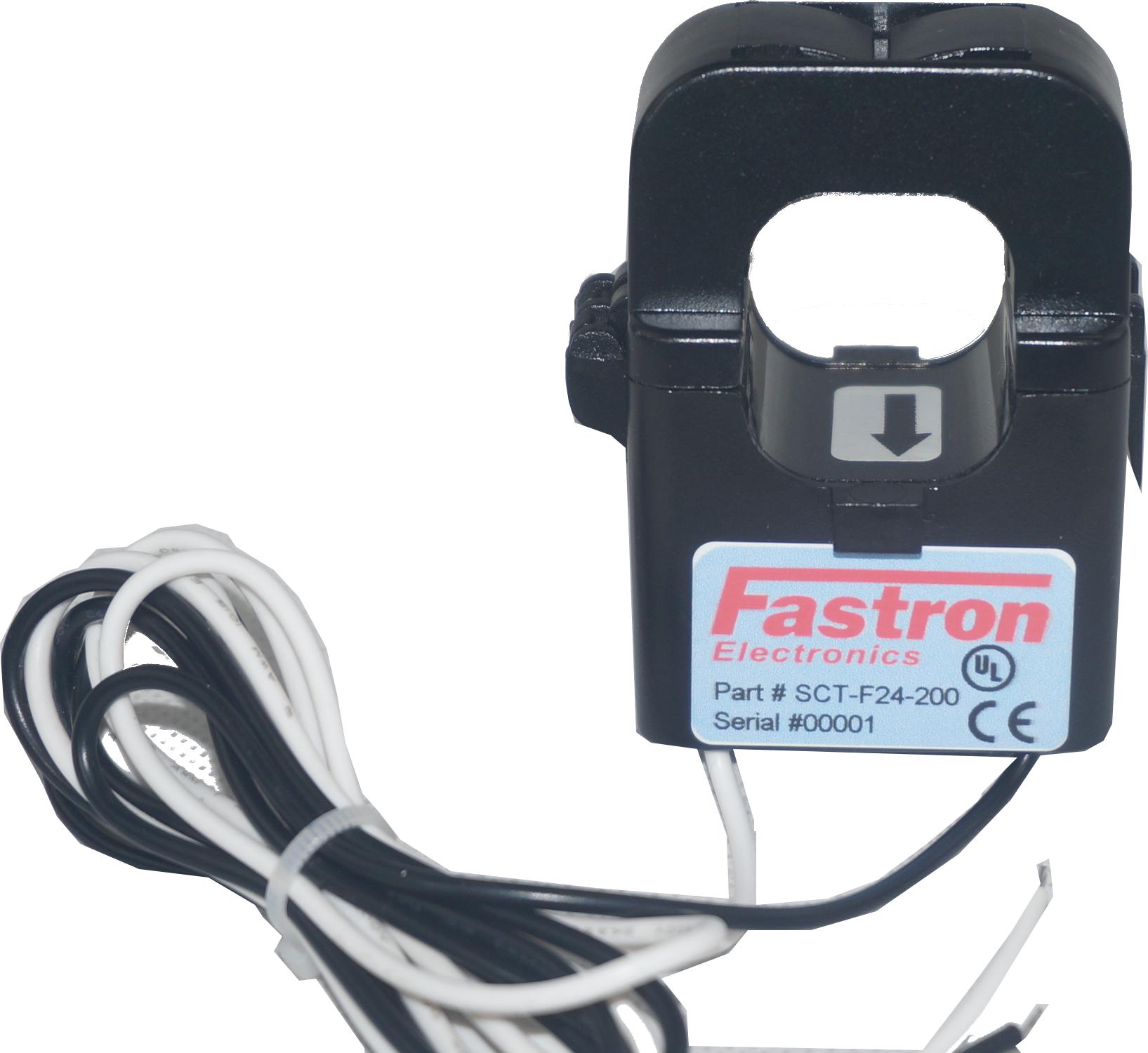 SCT-F24-100-0.2V, 200mV, 100Amp Measurement Class 1 Split Core CT's for Power Quality Analysers 2mV/Amp-Split Core AC Current Transformer-Fastron Electronics-Fastron Electronics Store