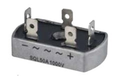 SQL50A 1000V, 3 Phase Diode rectifier Bridge, 50 Amp @ TC = 55 Deg C, 35 Amp @ Tc = 85 Deg C, 1000V