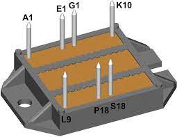 VUO98-16NO7, 3 Phase Diode rectifier Bridge, 98 Amp, 1600V, Fress Fit