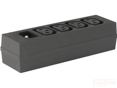 4747.0000, IEC Appliance Inlet C14, Snap-in Mounting, Front Side, Quick connect terminals 4.8 x 0.8 mm, 2mm panel Thickness-IEC Appliance Inlet-Schurter-Fastron Electronics Store