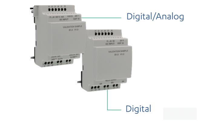 Crouzet Automation Programmable Logic Controller 88975303, Millenium EVO Extension XAP10, 6 Digital/Analogue Inputs + 4 Analogue Outputs 0/10V, 0/20mA FE-88975303