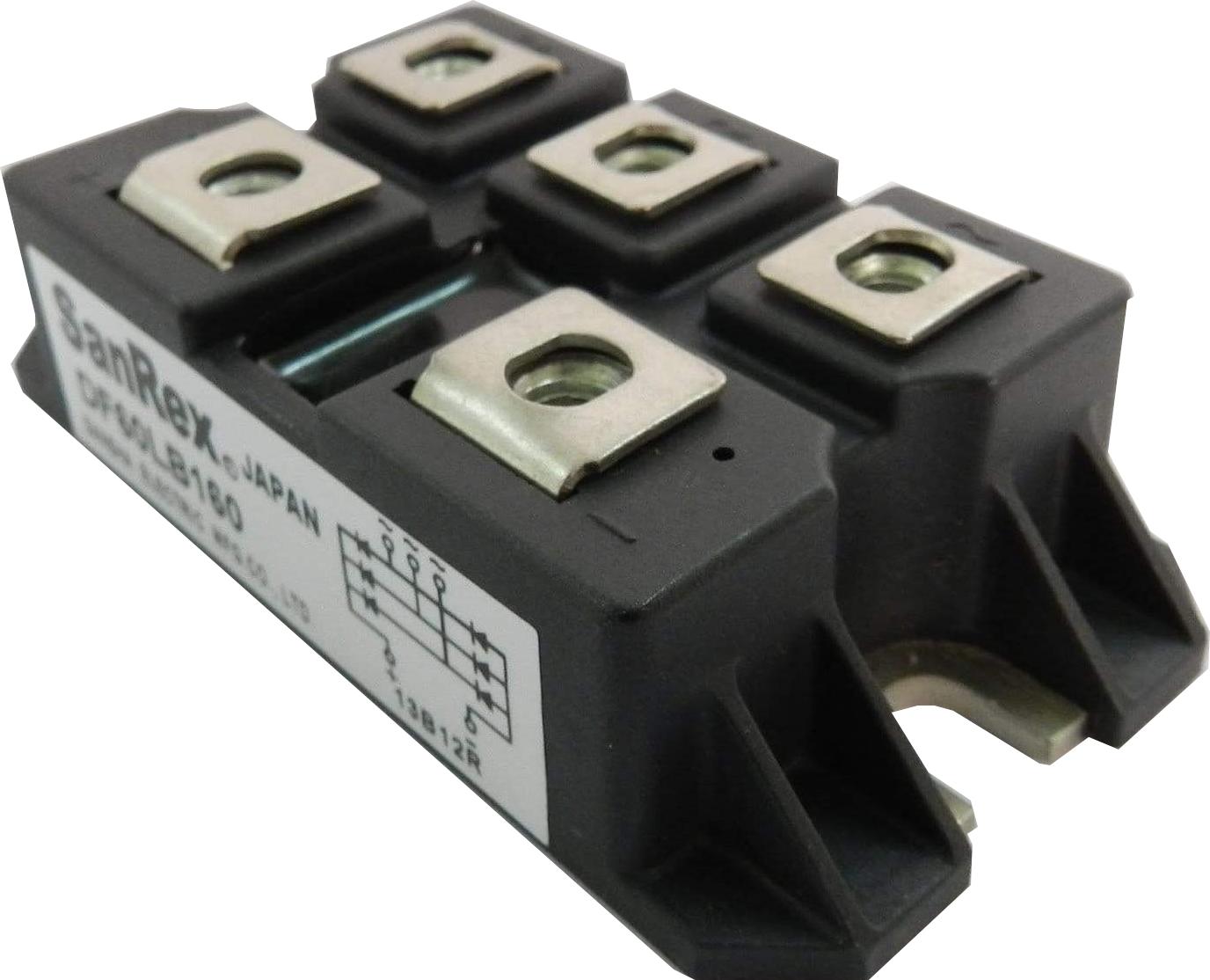 DF150AA160, 150A, 1600V 3 Phase Bridge Rectifier, 50mm base width