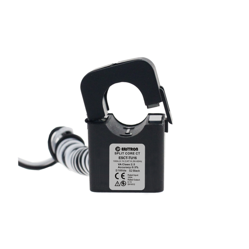 SCT-Y24-200A/100mV, 200A/100mV Measurement, Class 1 Split Core CT's, Easy Click HY2.0 Connector for CRJ-31 RJ45 Splitter