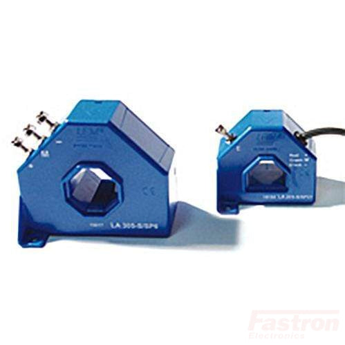 LA 205-S/SP6, C/L Hall Effect Current Sensor, 200 Amp, 100mA Output, 23 x 18mm Aperture, +/-12..18V Supply, Panel Mount, X = 0.8%