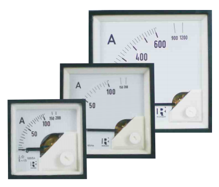 eq/200/5A, Moving Iron Ammeter, 200/5A, × mm, Class 1.5-Moving Coil Meter-Rishabh Instruments-Fastron Electronics Store