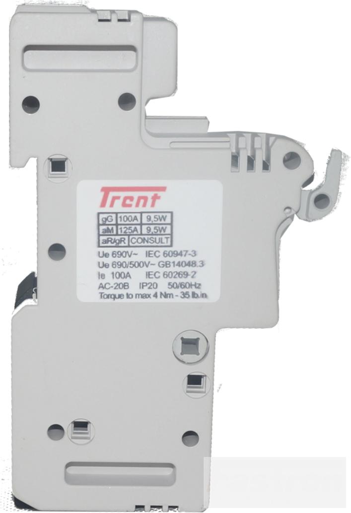 RT18-125L, Quick Release Fuse Holder/Cartridge for 25 to 125 Amp 22 x 58mm Fuse Links-gR Semiconductor Fuse Holder-Trent-Fastron Electronics Store