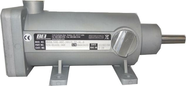 01018-886 H40A-10,000-T5-ABZC-28V/V-SC , Rotary Ultra Heavy Duty Shock Isolated Encoder, Base Mounting Feet, 10,000 Cycles per Turn(T5), Dual Output with Index, Complimentary outputs, 5-28V In/Out, w/Side Conduit-Encoder-Sensata-Fastron Electronics Store