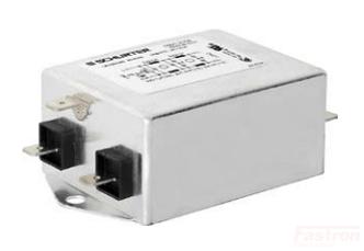 Schurter EMC Filter 5500-2219, 2 Stage EMC (RFI) Line Filter, FSW2-130-20/0.5 20A, 250VAC, Very High Symmetrical and Asymmetrical Attenuation FE-5500-2219