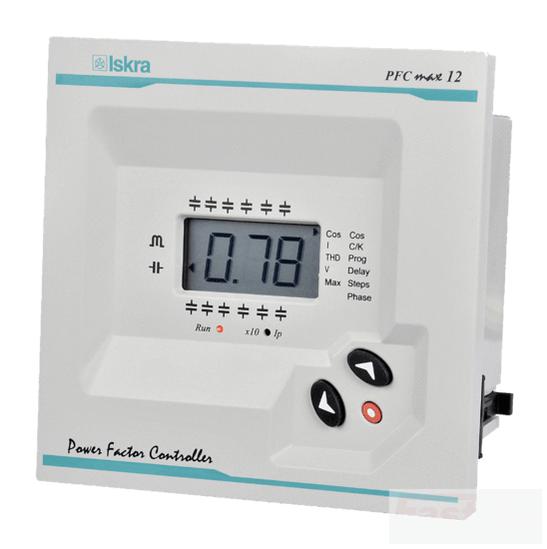 Vishay Power Factor Controller PFCmax 6, Power Factor Control Relay, 6 Step, 90-550V 50/60HZ FE-PFCmax 6