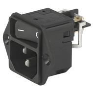 Collection image for: IEC Inlets and Sockets with integrated switch