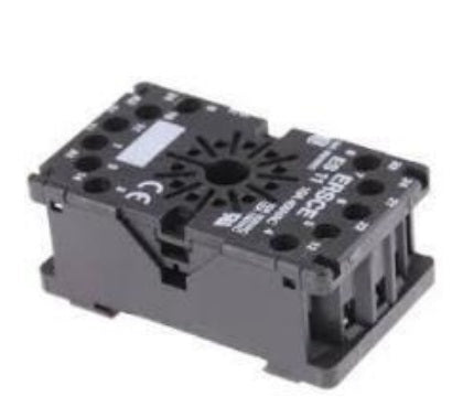25622080, 11 Pin Socket for Din Rail or Panel Mounting