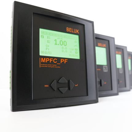 MPFC-PF (PF12R1A), Power Factor Regulator, 12 Step, 1 Phase Measurement, 3 Phase Control, 50-530V 50/60HZ