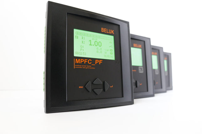 MPFC-PF (PF24R1A), Power Factor Regulator, 24 Step, 1 Phase Measurement, 3 Phase Control, 50-530V 50/60HZ