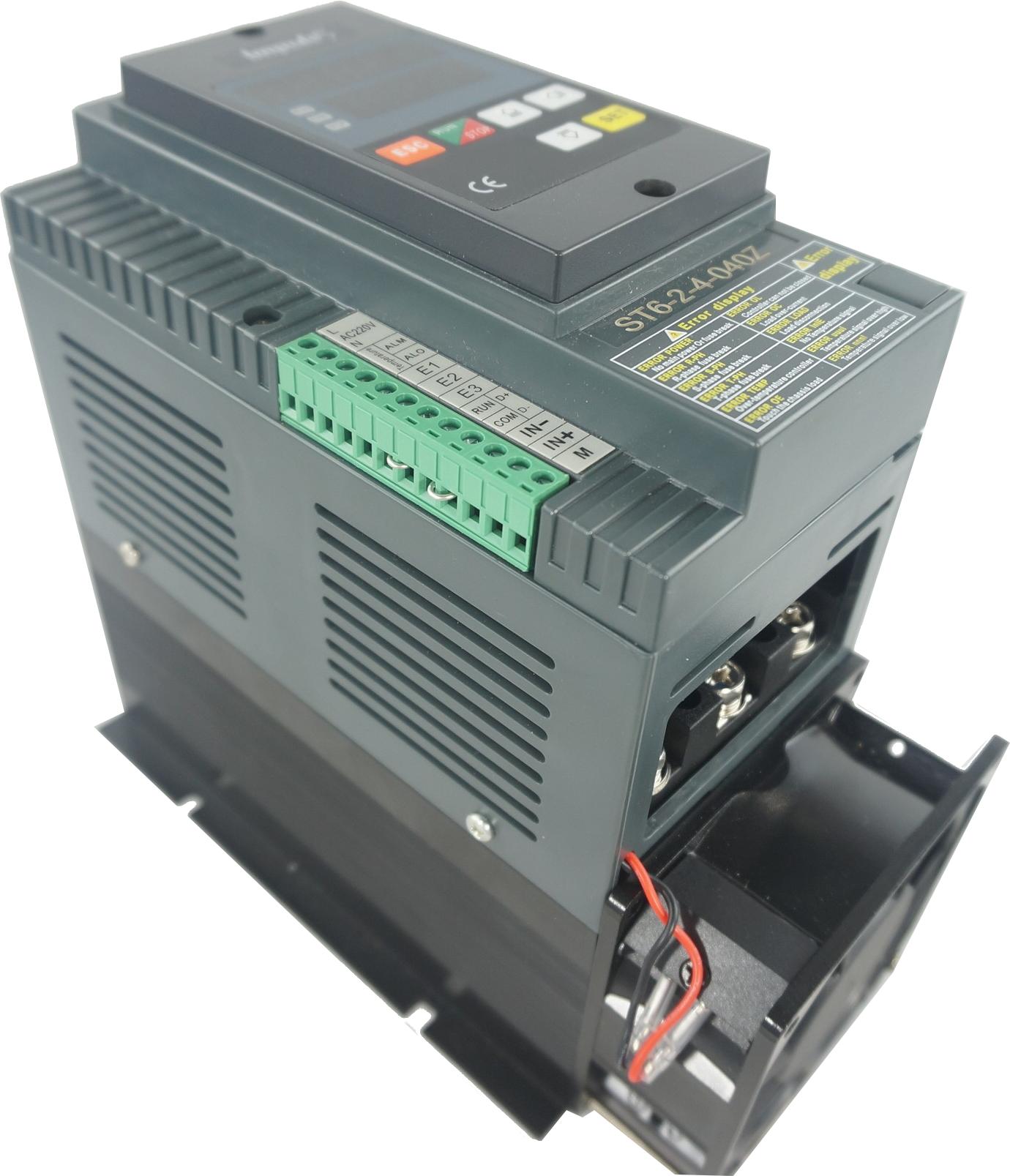 T6 Series Low Cost 3 Phase, 2 Leg SCR Burst Controller, 400VAC with In built Fuses, 40 Amps per Phase @ 50 Deg C