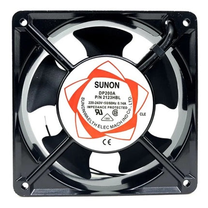 DP200A2123HSL 240VAC 94CFM, AC FAN 120mm sq X 38mm 240V, 94CFM, 2600-3000RPM