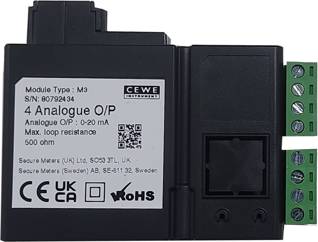 E500M-3012, 3 Analogue Output Module for Secure, Elite 500 Series