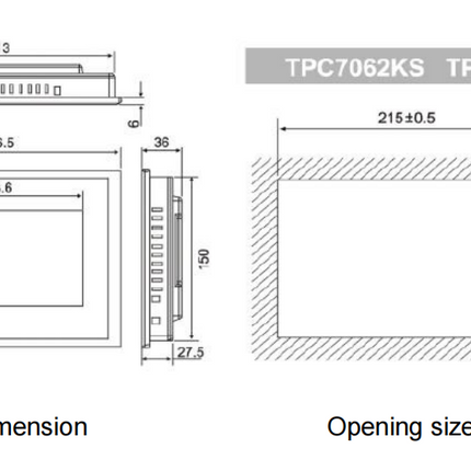Fast ONE 7"HMI Panel, For Fast One AHF or SVG Modules