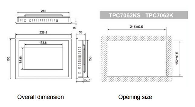 Fast ONE 7"HMI Panel, For Fast One AHF or SVG Modules