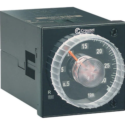 88886116, Syr-Line Multirange Timer TMR 48 X, 8 Pin, Single Pole 5A CO (SPDT) Delay 0.02s - 300h, 12-240VDC, 24-240VAC, 48x48mm, Functions A1, A2, H1, H2, Q1, Q2, D-Di