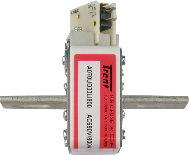 NBR-A070UD33LI1100, Semiconductor Fuse, 1100 Amp, 690VAC, Size 33 Type KI, 200kA with Indicator and Microswitch