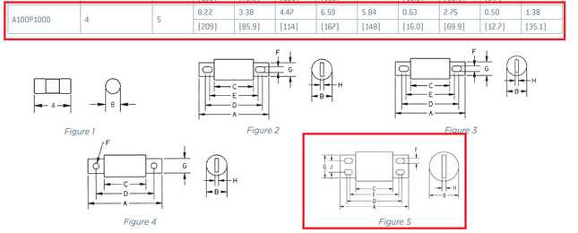 NBR-A100P1000-4, Amptrap Semiconductor Fuse, 1000 Amp, 750VAC/1000VDC, Form 101, 100kA